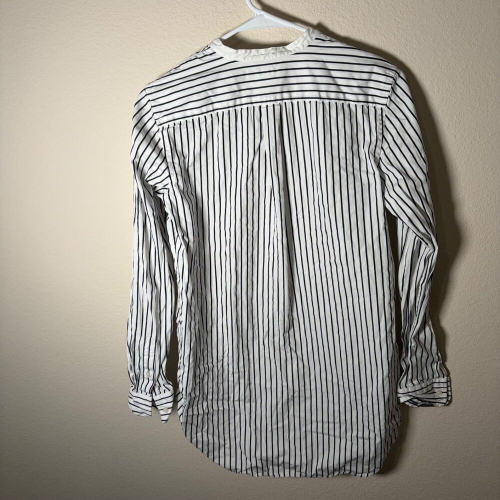 Lauren Ralph Lauren Shirt Women's Small Striped Button Long Sleeve Top - Picture 2 of 8